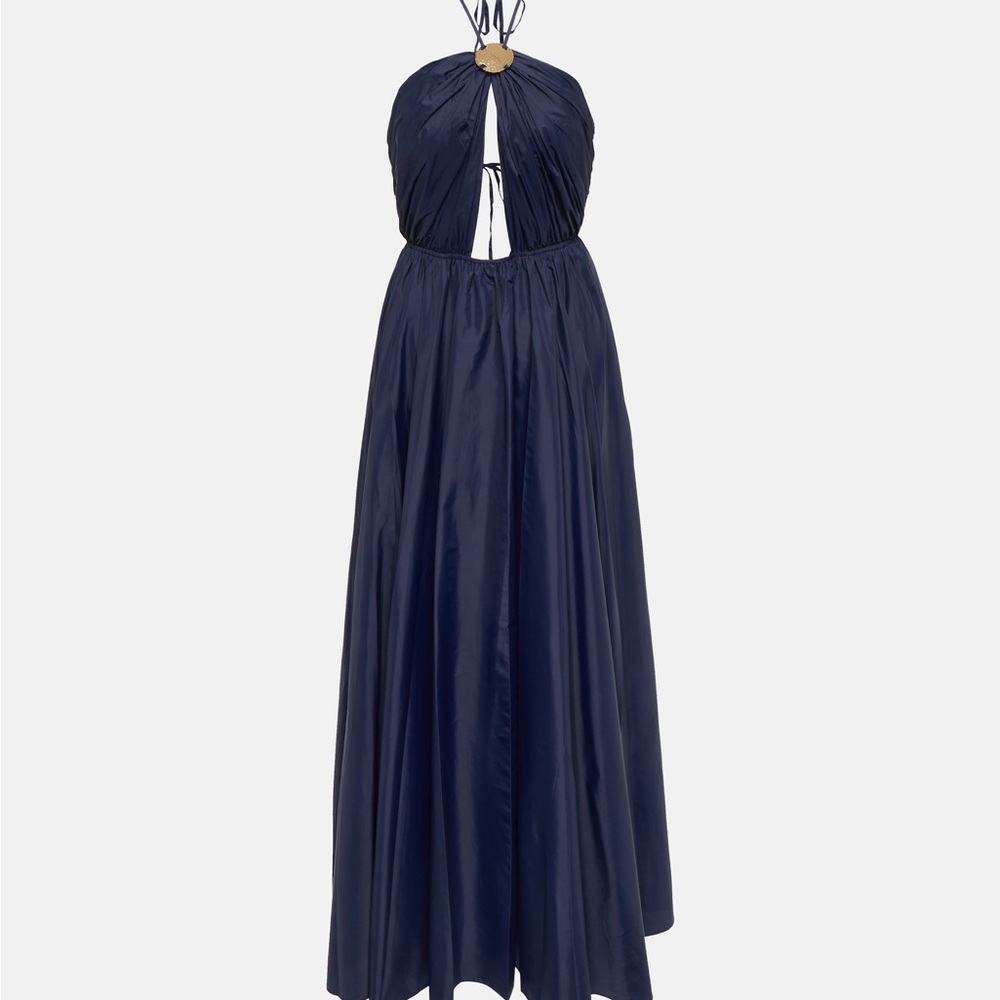 Staud Navy Halter Dress - Picture 4 of 4